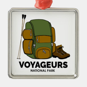 Rucksack für Voyageurs Nationalpark Ornament Aus Metall