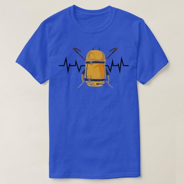 Rucksack für Wanderungen 2 T-Shirt (Design vorne)