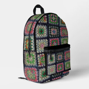 Rucksack - Granny Square Häkelnmuster