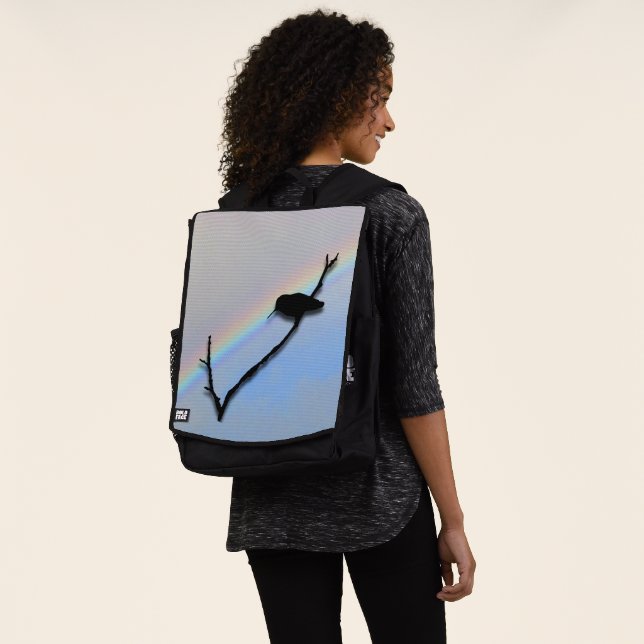 Rucksack - Hummingbird und Regenbogen (Ausgewaschen)