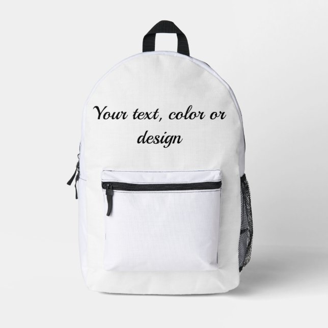 Rucksack - Ihr Text, Ihre Farbe oder Ihr Design (Vorderseite)