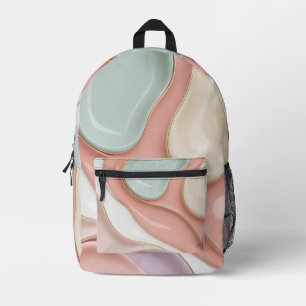 Rucksack im stilvollen abstrakten Grafikdesign