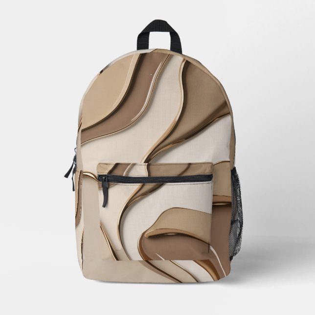 Rucksack in abstrakter Grafik (Vorderseite)