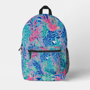 Rucksack in stylischer Grafik