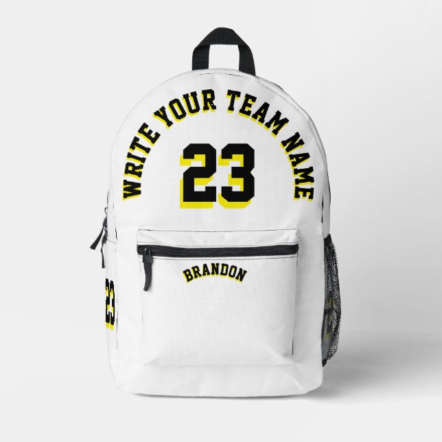 Rucksack Kinder Basketball Sport Schule in Farbe (Vorderseite)