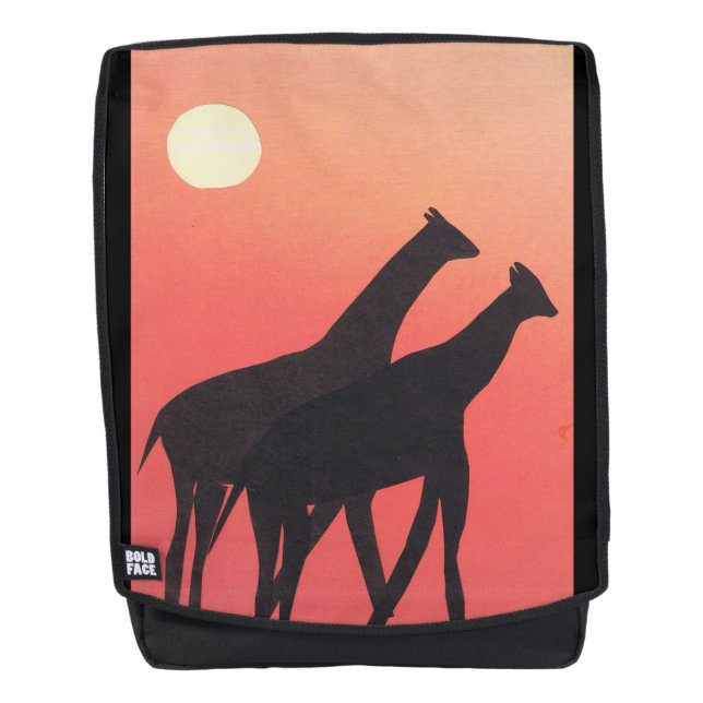 Rucksack mit Giraffendesign (Vorderseite)