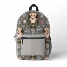 Rucksack mit Holly dem Igel und Kräutertee