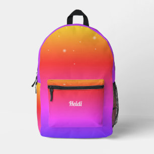 Rucksack mit personalisiertem Mädchenname