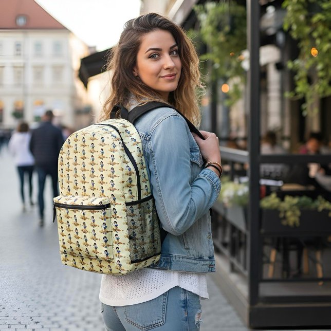 Rucksack mit Schneeweißdruck (Von Creator hochgeladen)
