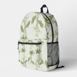Rucksack mit weißer Blume