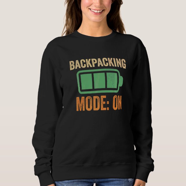 Rucksack-Modus auf Batterie Sweatshirt (Vorderseite)