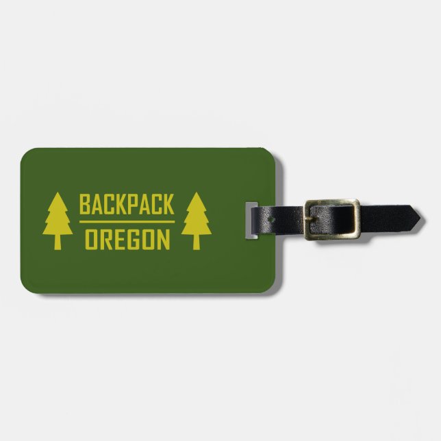 Rucksack Oregon Gepäckanhänger (Vorderseite horizontal)