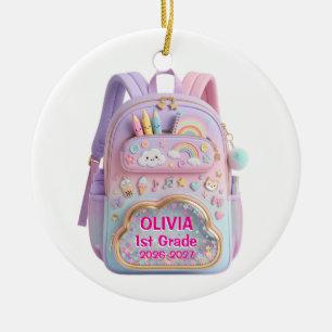 Rucksack-Ornament benutzerdefiniert Klasse 2026-20 Keramik Ornament