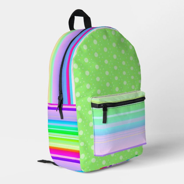 Rucksack-Rucksack Bedruckter Rucksack (Rückseitige Ecke links)