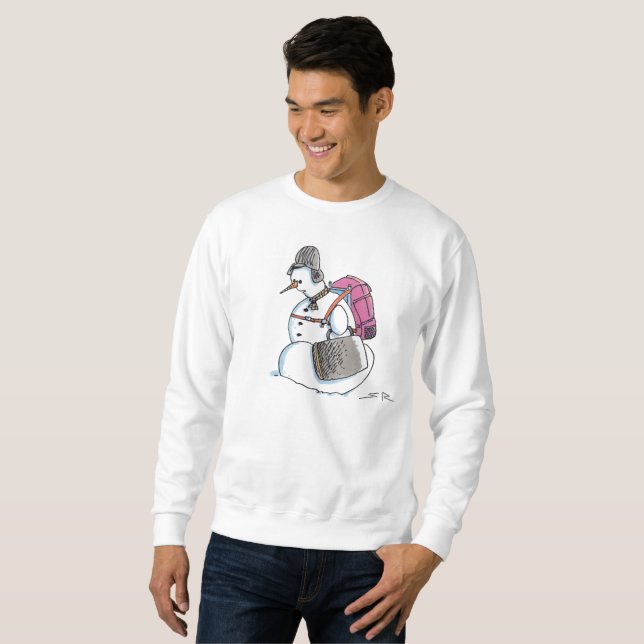 Rucksack Snowman Sweatshirt (Vorne ganz)