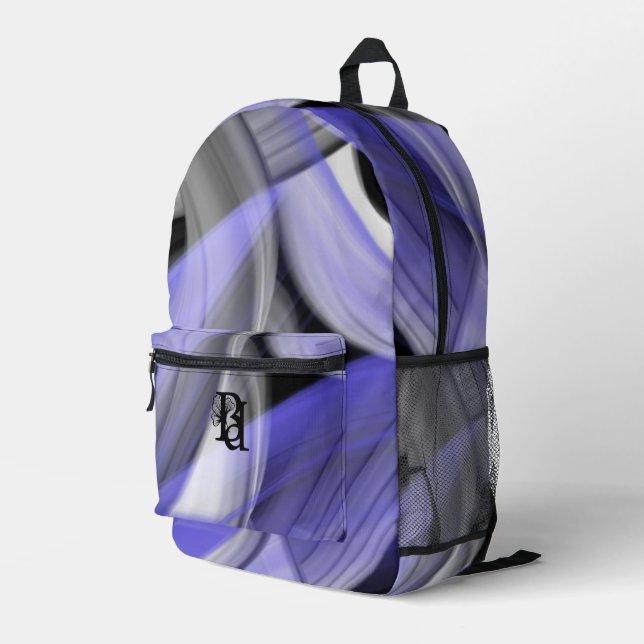 Rucksack Trend Abstrakt Lavendel Violet (Rückseitige Ecke Rechts)