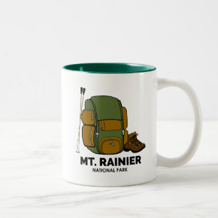 Rucksack zum Rainier Nationalpark Zweifarbige Tasse