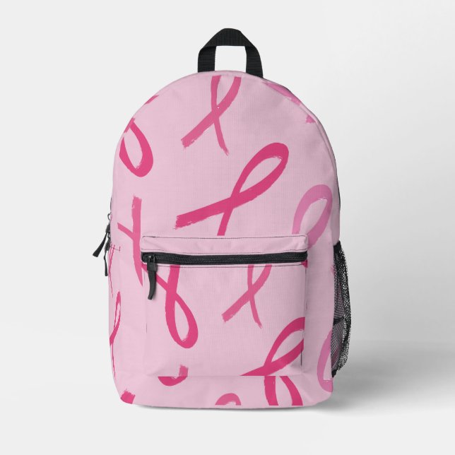 Rucksack zum rosa Ribbon-Brustkrebs (Vorderseite)