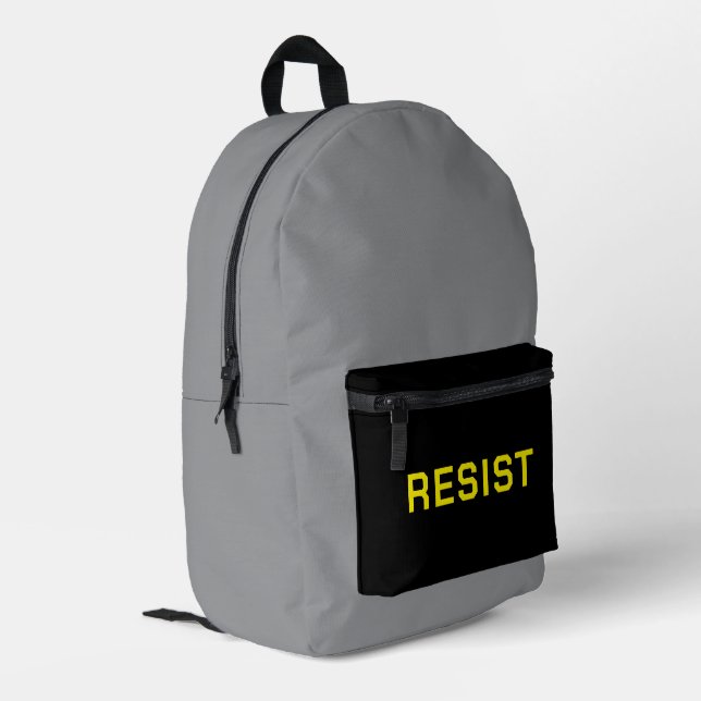 Rucksack zum Widerstand gegen Protest (Rückseitige Ecke links)