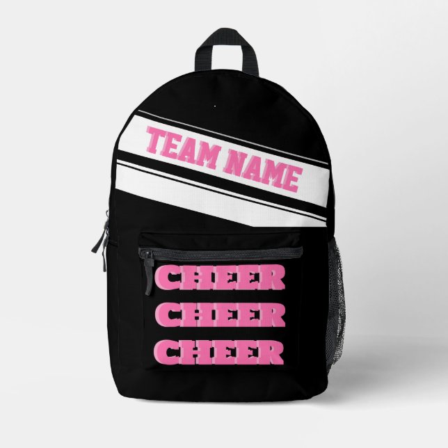 Rucksäcke, die die Rose der Schule pink unterstütz Bedruckter Rucksack (Vorderseite)