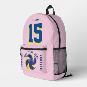 Rucksäcke Girls Volleyball blaue Rose Rosa sportli