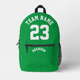 Rucksäcke Jungs Basketball Grün Sportschule