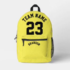Rucksäcke Kinder Basketball-Gelbe Schule