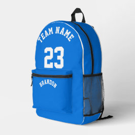 Rucksäcke Kinder Basketball-Sportschule blau