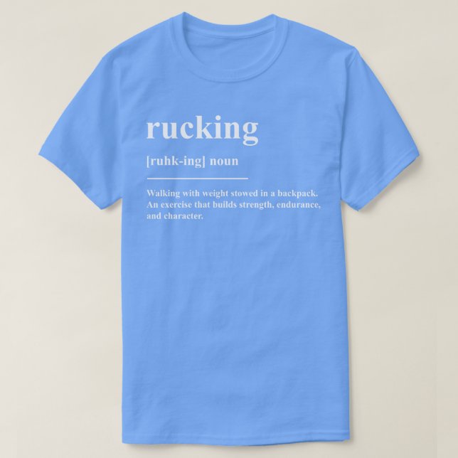 Rucksdefinition T-Shirt (Design vorne)