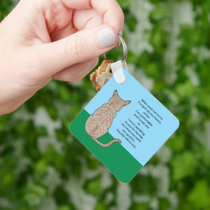 Rückseite der Katze mögliche Bedeutungen Schlüsselanhänger