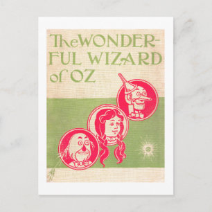 Rückseite des Buches The Wonderful Wizard of Oz  Postkarte