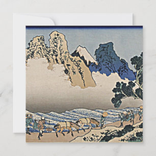 Rückseite des Fuji-Berges vom Minobu-Fluss Hokusai