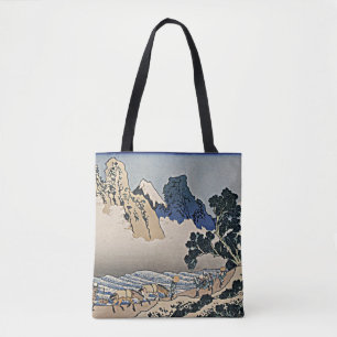 Rückseite des Fuji-Berges vom Minobu-Fluss Hokusai