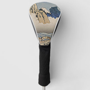 Rückseite des Fuji-Berges vom Minobu-Fluss Hokusai Golf Headcover