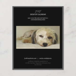 Rückseite des Kalenders 2012