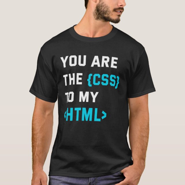 Rückseite du bist das CSS zu meinem html T-Shirt (Vorderseite)