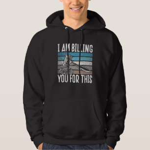 Rückseite Ich berechne Ihnen diesen Anwalt Hoodie