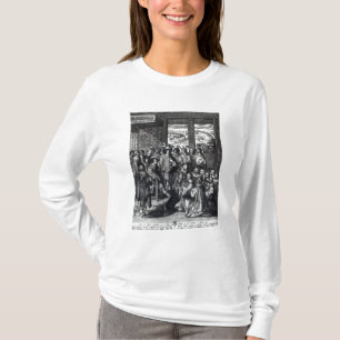 Rückseite Louis XIII von der Belagerung von La T-Shirt