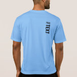 Rückseite Print Mens Sport Acwear T-Shirt<br><div class="desc">Fügen Sie Ihren Text hier Moderne Rückseite Print Template Mens Sport-Tek Mitbewerber Activ Verschleiß T - Shirt.</div>