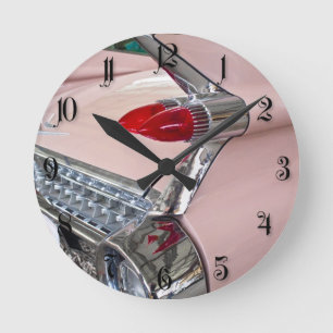 Rückseite von Cadillac Sedan de Ville Runde Wanduhr