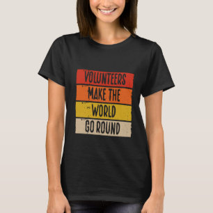 Rückseiten-Druck Freiwillige Sorgen Dafür, Dass Di T-Shirt