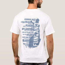 Rückseiten-T - Shirt Finnlands Funland Listen-3