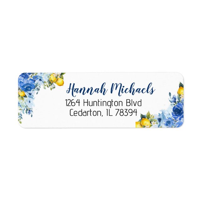 Rücksendeadresse (Vorne)