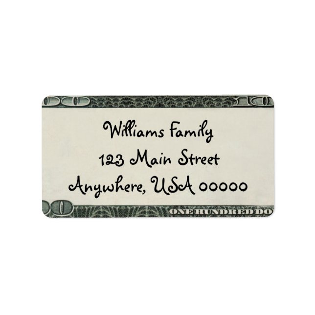 Rücksendeadresse (Vorne)