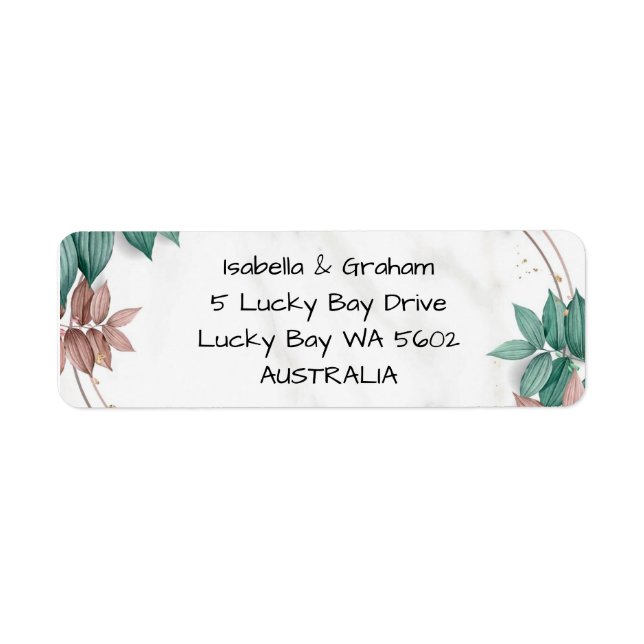 Rücksendeadresse (Vorne)