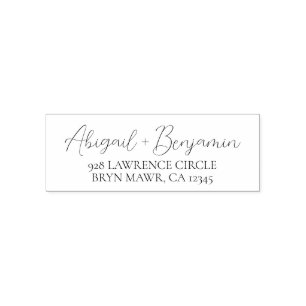 Rücksendeadresse Benutzerdefiniert Handschriftlich Permastempel