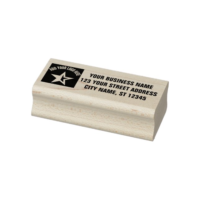 Rücksendeadresse | Berufliches Logo Gummistempel (Stempel)