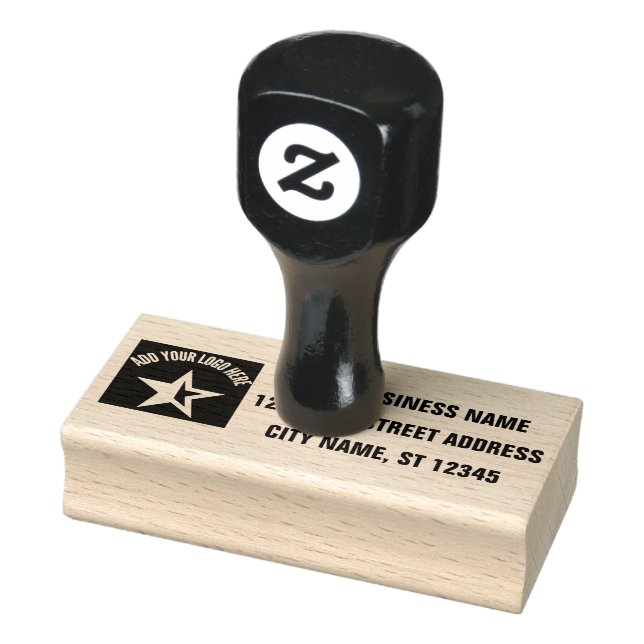 Rücksendeadresse | Berufliches Logo Gummistempel (Stempel)