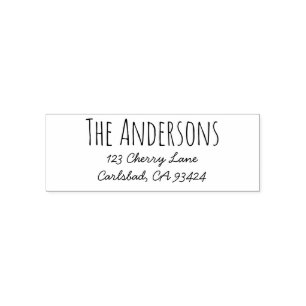 Rücksendeadresse Briefmarke   Rae Dunn Inspiriert  Permastempel