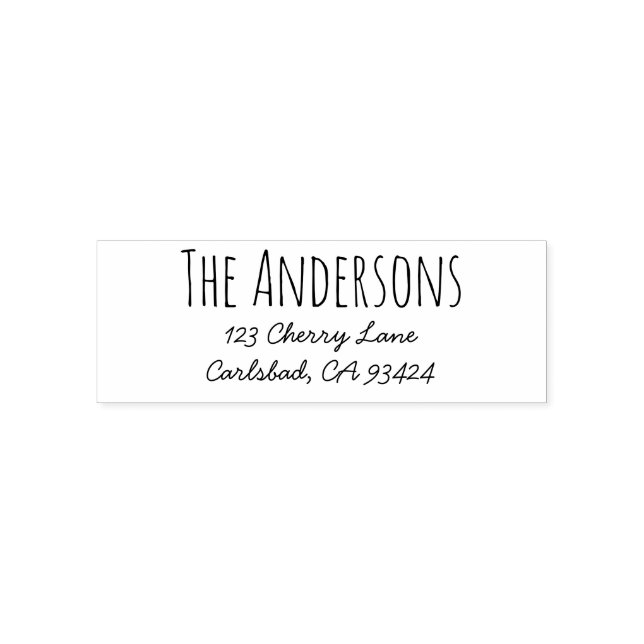 Rücksendeadresse Briefmarke | Rae Dunn Inspiriert  Permastempel (Design)